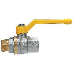 Valvola sfera Ottone x Gas, leva Gialla, -20 / +60°C, PN50 - mod.1002-VENUS - MF 1 1/2&#34; 