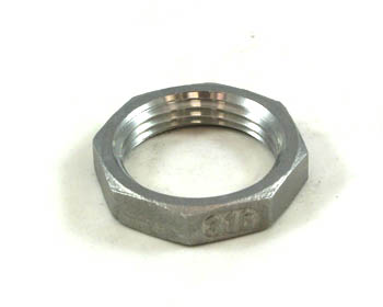 Controdado Inox AISI 316 - Sp=5 mm - Chiave 14 - 1/8"