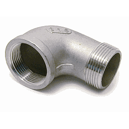 Gomito 90° MF Inox AISI 316 EN 10253-4 - 3/4"