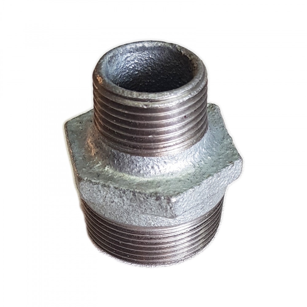Nipplo Ridotto in ghisa zincato MM - 1 x 3/4 - Fig.245