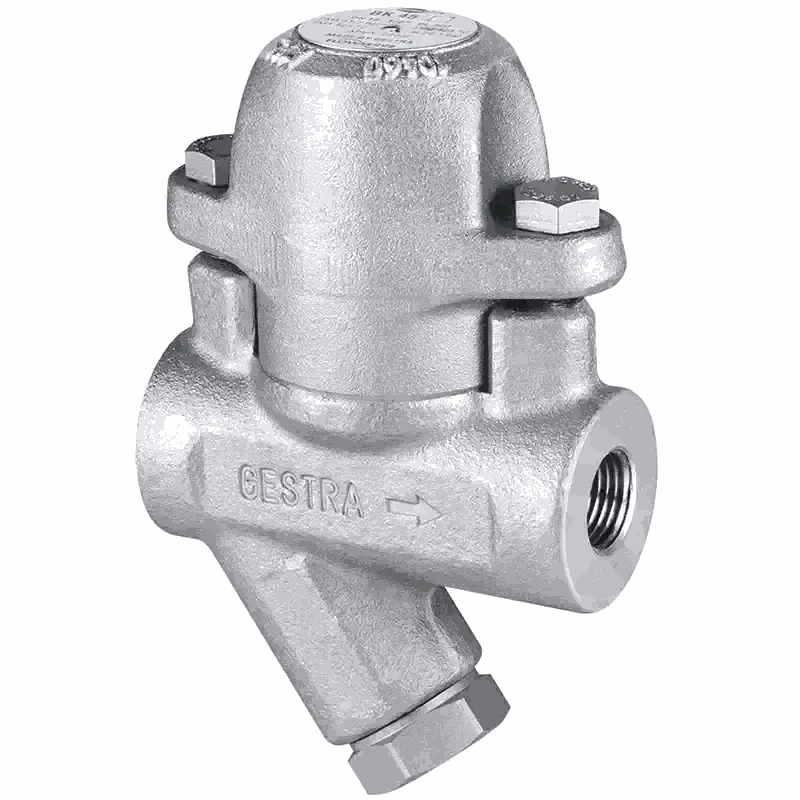 Scaricatore di Condensa Termostatico-Bimetallico - Gestra - Mod. BK45 - Con Filtro - Con Valvola di Ritegno - PN40 - Attacchi FF Gas - 3/4"