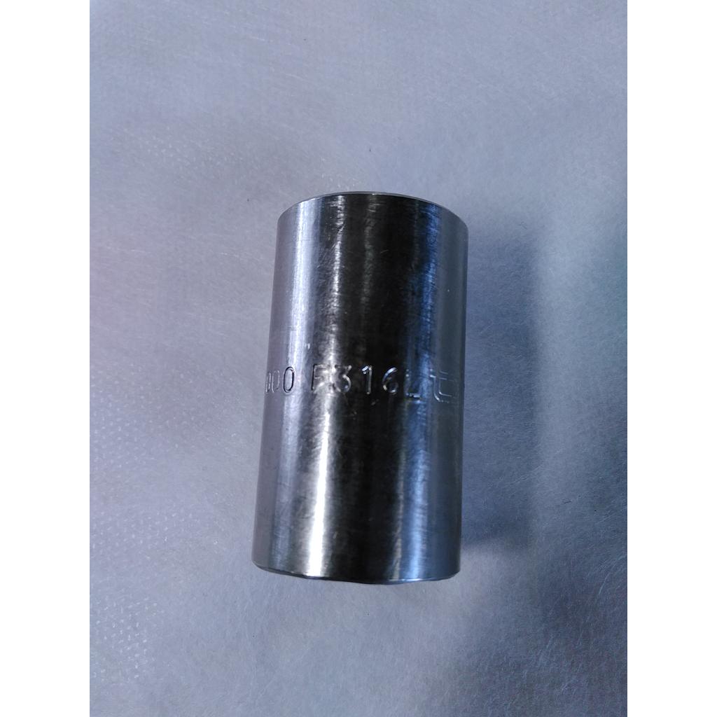 Manicotto Inox Aisi 316 - S3000 - 1/2" - Filettato GAS ISO 7/1-RP