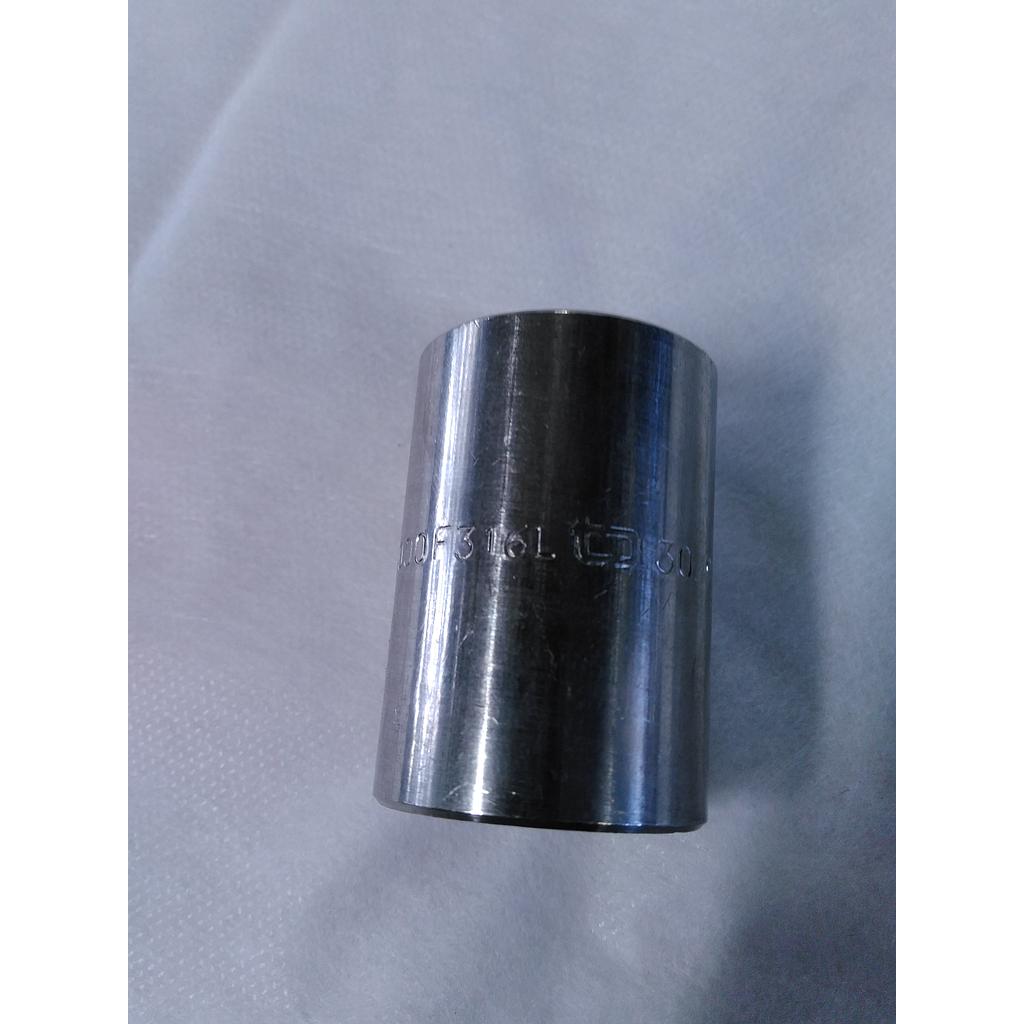 Manicotto inox aisi 316 - S3000 - 3/4&#34; - Filettato GAS ISO 7/1-RP