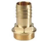 Raccordo P/GOMMA in Ottone Maschio Tipo Roma - 1"x25 mm