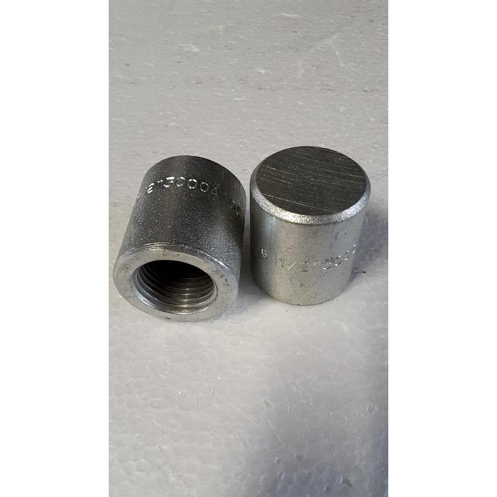Calotta S3000 A105 - 1/2&#34; - Filettata Femmina - Gas - Zincata