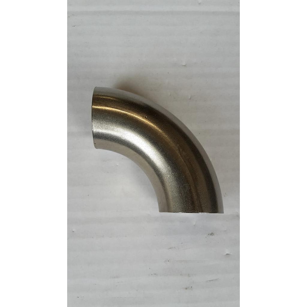 Curva 90° Saldata Elettrounita inox aisi 304L - Grezza - diam. 30x2 mm - R=45