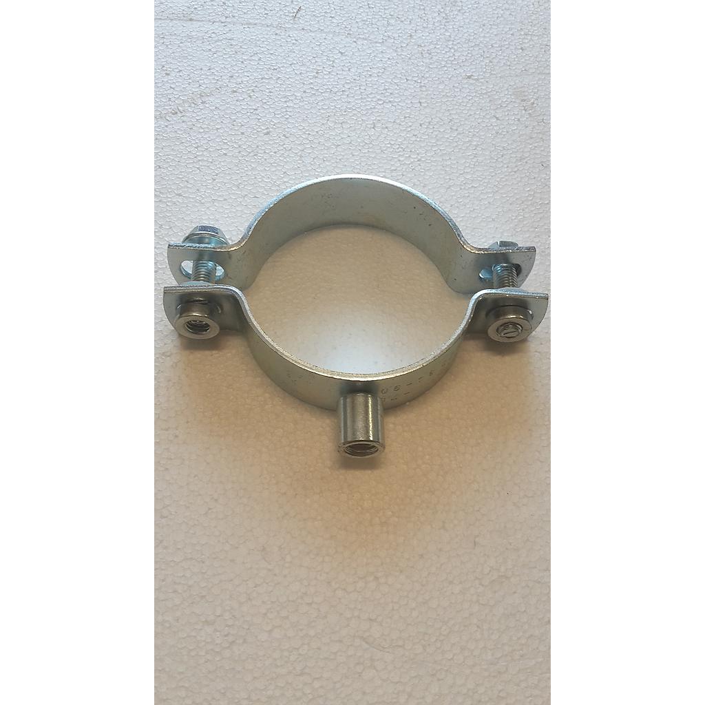 Collare zincato pesante 2&#34; - 57x61 - Mod.MAXIMA PSM 25x3 mm - M8 connessione M8/M10 - 0068863