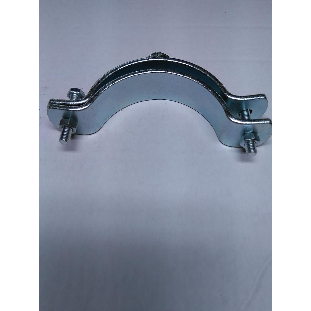 Collare zincato pesante 2 1/2&#34; - 70x76 - Mod.MAXIMA PSM 25x3 mm - M8 Connessione M8/M10 - 00880769