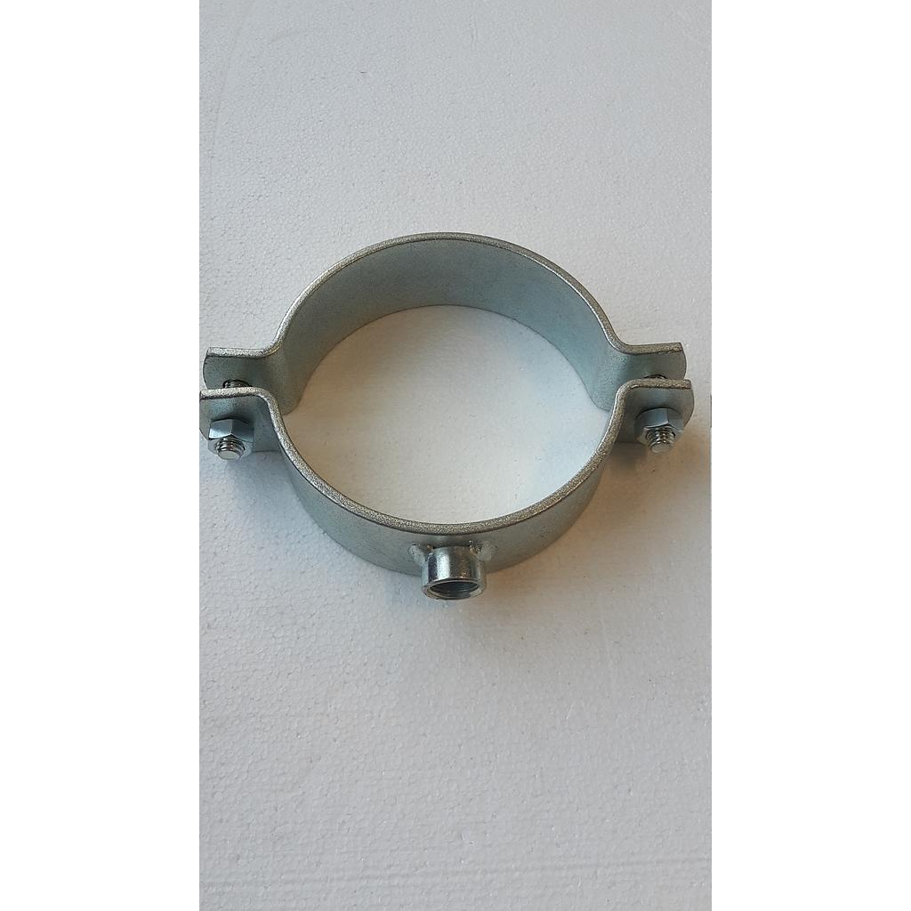 Collare zincato pesante 5" - 140mm - Mod.TITAN HD - 50x5 mm - M12 Connessione 1/2" Gas Femmina - 0072606