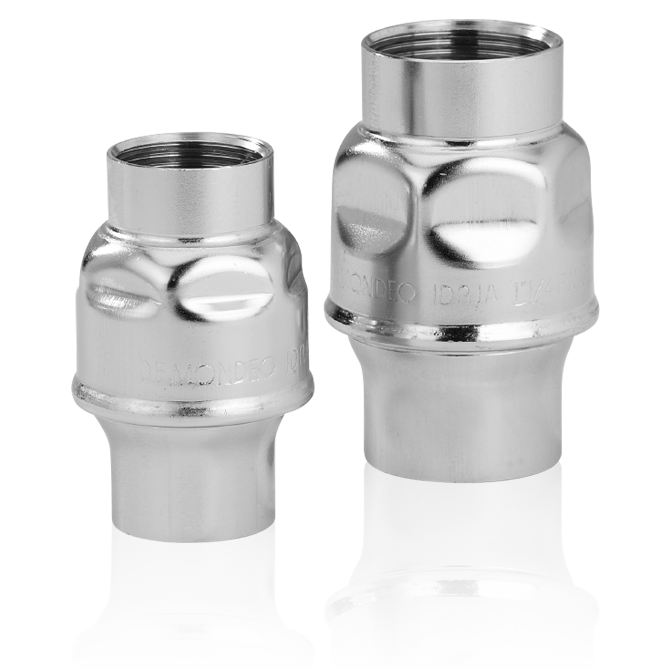 Valvola di Ritegno inox aisi 316 - Tenuta VITON - Mod. Idrja - Filettata FF 1 1/2&#34;