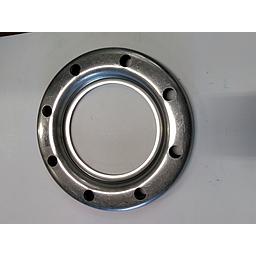 Flangia stampata inox aisi 304/304L, libera su tubo, DIN2642/3 PN10/16 ISO DN100