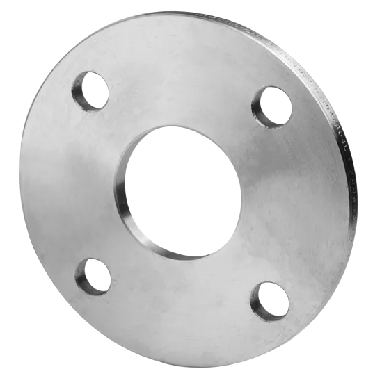 Flangia Piana Diametro e Spessore Ridotto Inox AISI 304/304L e ASTM A182 - 4 Fori - Sp. 6 mm - De 70 mm - DN15