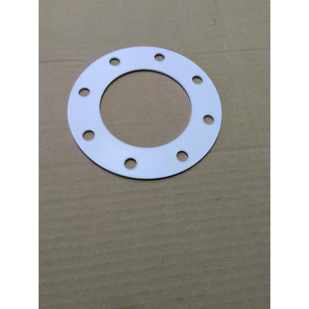 Guarnizione Teflon DN80 - Forata per Flange Italvalvole - Sp.2 mm