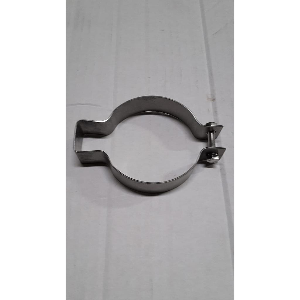 Fascetta inox per asta magnetica policarbonato 23x23mm