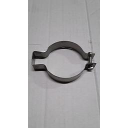 Fascetta inox per asta magnetica policarbonato 23x23mm