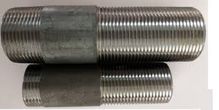 Prolunga Passaparete Aisi 316 - filettatura Conica da un lato / Cilindrica L=50 mm dall&#39;altro - 2x100 mm