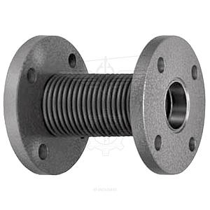 Giunto antivibrante inox Aisi 321 - PN16 DN40 - Flangiato con flange fisse , in Ferro PN10/40 - L=200 mm