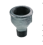 Riduzione ghisa zincata FM 3 - 2 Fig.246 - Norma ISO 9001 - EN 10242 , -20 / 120°C-25 Bar , 120 / 300°C-20 Bar 