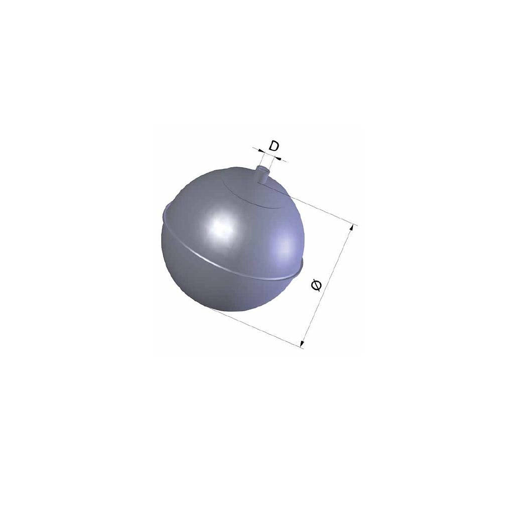 Sfera Galleggiante inox aisi 304 per Regolatore di Livello CSF - diametro 120 mm - Rinforzata -