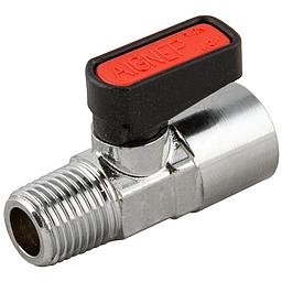 Minisfera Aignep, ottone cromato, x Aria / Acqua max80°C  12Bar - Mod. 6310 MF 1/8"