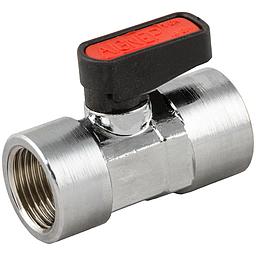 Minisfera Aignep, ottone cromato, x Aria / Acqua max80°C  12Bar - Mod. 6300 FF 1/4"