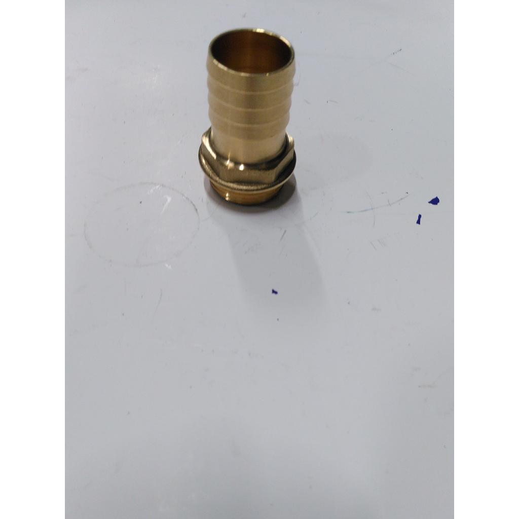 Raccordo P/GOMMA in Ottone Maschio Tipo Roma - 1&#34;x30 mm