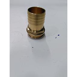 Raccordo P/GOMMA in Ottone Maschio Tipo Roma - 1 1/4"x40 mm
