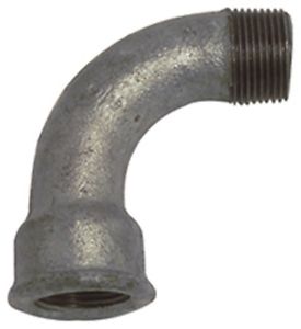 Curva ghisa zincata 90° MF - 1&#34; - Fig.1