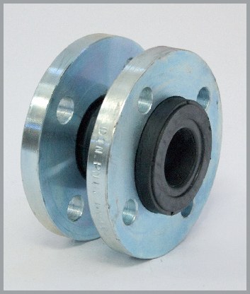 Giunto elastico e antivibrante in EPDM - Flange in A105 girevoli zincate PN10 DN50 - L=152 mm