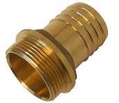 Raccordo P/GOMMA in Ottone Maschio Tipo Roma - 3"x80 mm