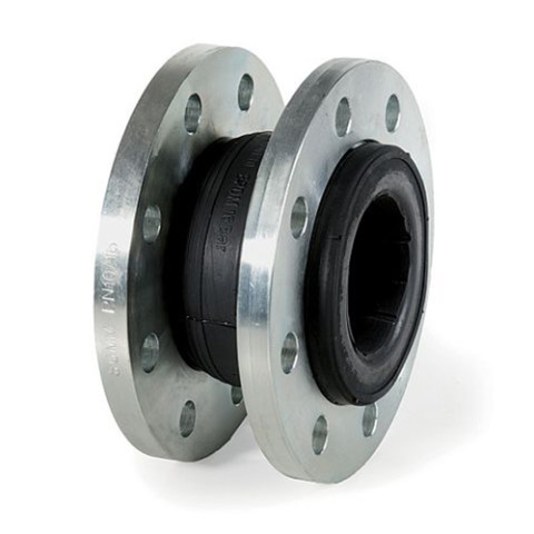 Giunto elastico e antivibrante in EPDM - Flange in A105 girevoli zincate forate PN10/16 DN125 - L=130 mm