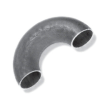 Curva 180° - NERA - Senza Saldatura (SS) - 5D - (R=1,5D) - 1/2&#34; - 21,3x2 mm - mater.P235GH EN 10253-2 - R=28 mm 