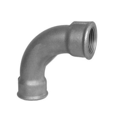 Curva ghisa zincata 90° FF 3/4 - Fig.2