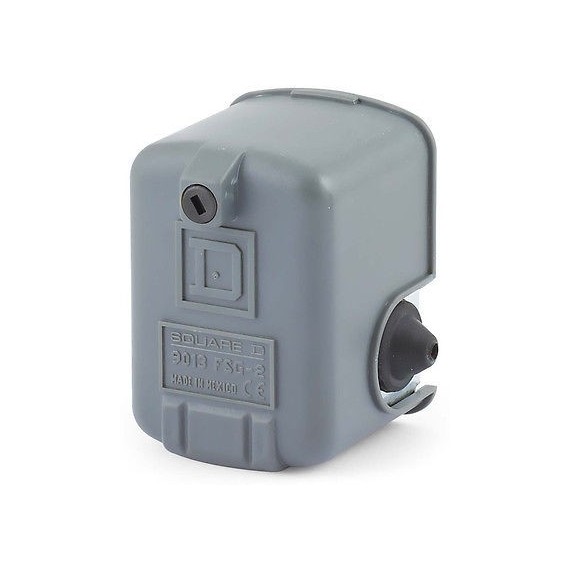 Pressostato Square per autoclavi bipolare FSG2 - campo 1,4-4,6 bar - membrana in gomma nitrilica - connessione 1/4" Femmina in acc. zincato - IP40 - Temp. Fluido -30+125°C