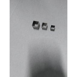 Riduzione quadra/poligonale inox 11x14x15h mm