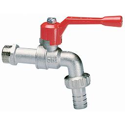 Valvola a Sfera in ottone con Portagomma - 3/4" - con Leva - Fig. 34 Rubistar