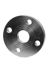 Flangia Piana Inox AISI 304 EN 1092-1 e ASTM A182 Tipo 01/A - PN10/40 - 4 Fori - DN25