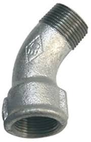 Curva ghisa zincata 45° MF 1 1/4 - Fig.40