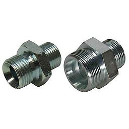 Nipplo Ridotto A105 Galvanizzato - 3/8x1/4 - Filettatura Cilindrica/Cilindrica - Tenuta Svasata/Svasata/60°
