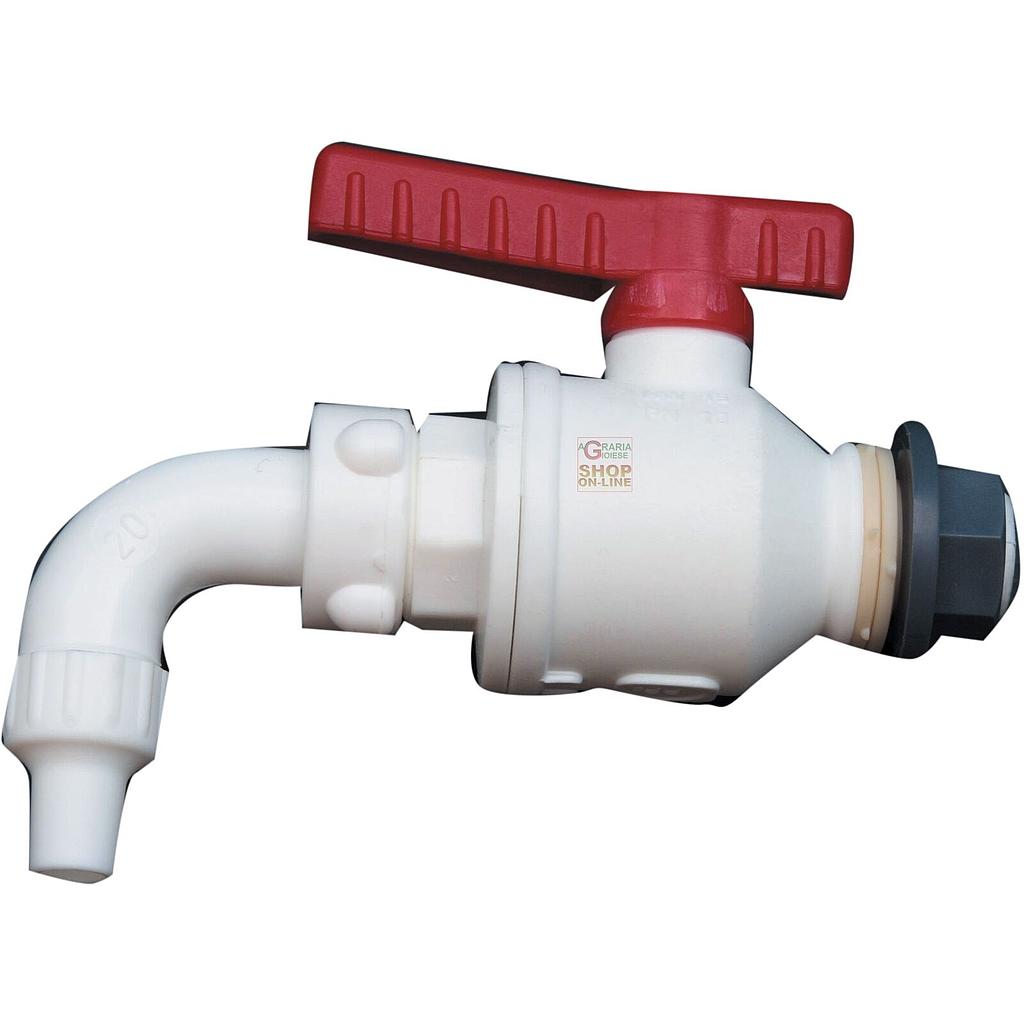 Valvola Sfera P/GOM. PVC 1/2&#34;x 20