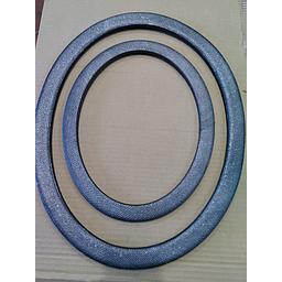 Passo uomo ovale , in tessuto P.A.N Preox - Armato e Grafitato - Temp.max 300°C - 370-270x30x10