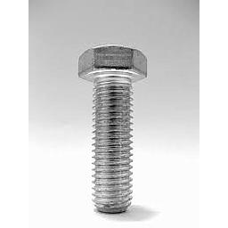 Vite acc.8.8 zincato bianco, testa esag., tutto filet. UNI5739 - 20-040 