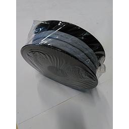 Nastro Adesivo PTFE Grafite 20x7mm Dupont + Grafite 15% - Cert.TUV - 210 Bar - T.max 280° - ph 0-14