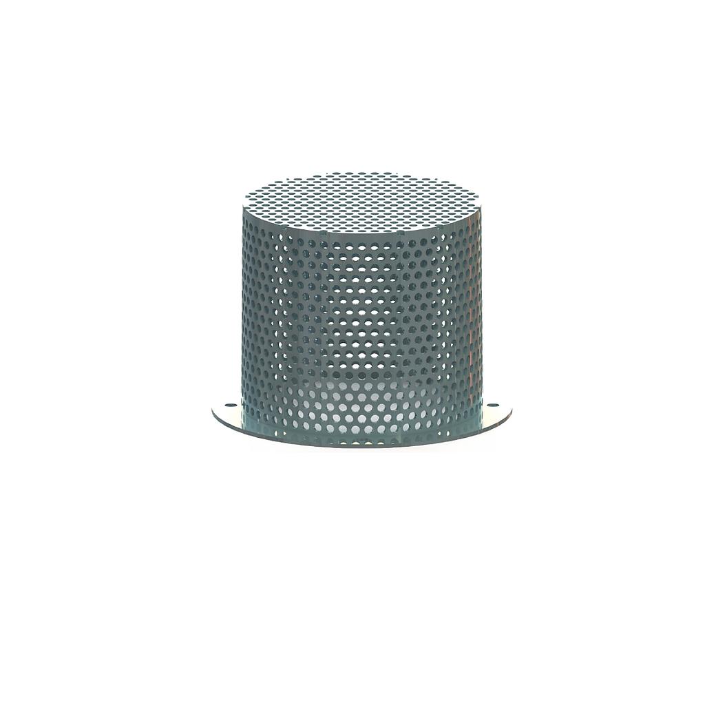 Filtro a Cestello in acciaio zincato con flangia forata PN10/16 per valvola di ritegno F5.000 DN80 - BRA