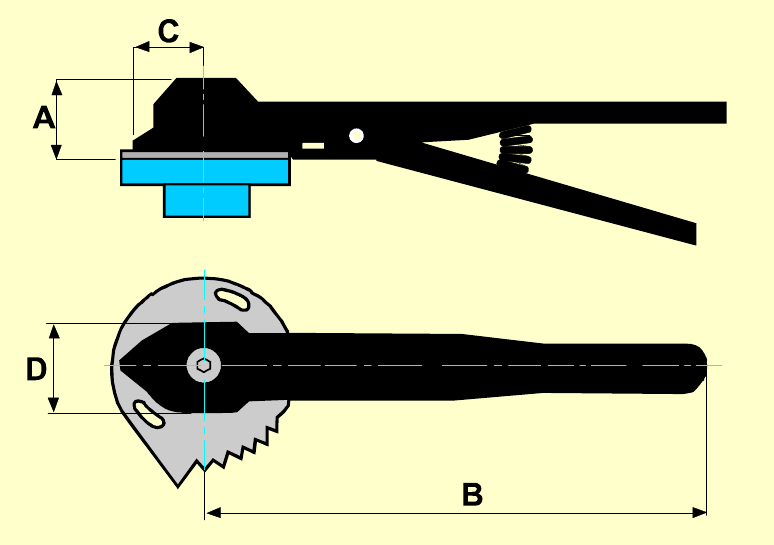 Leva Alluminio NERA - Quadro 16x16 - Completa di Settore dentato zincato a 10 posizioni , anello antifrizione , viti zincate di blocco - Sirca
