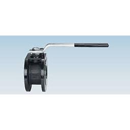 Valvola sfera WAFER, corpo da fusione A105, sfera inox aisi 304, Debordante, tenuta in PTFE, -10 / 180°C, PN10/16 DN80, Mod. MOON
