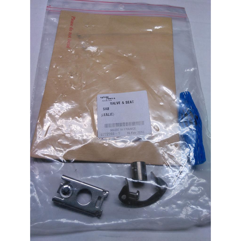 Gruppo Sede/Otturatore x scaricatore condensa a  Secchiello Rovesciato SA/SFA - 1/2" - 8 Bar +  Guarnizione coperchio - Spirax