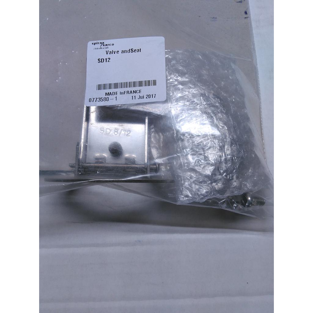 Gruppo Sede/Otturatore x scaricatore condensa a Secchiello Rovesciato SD/SFD - 1 1/2" - 12 Bar +  Guarnizione coperchio- Spirax  