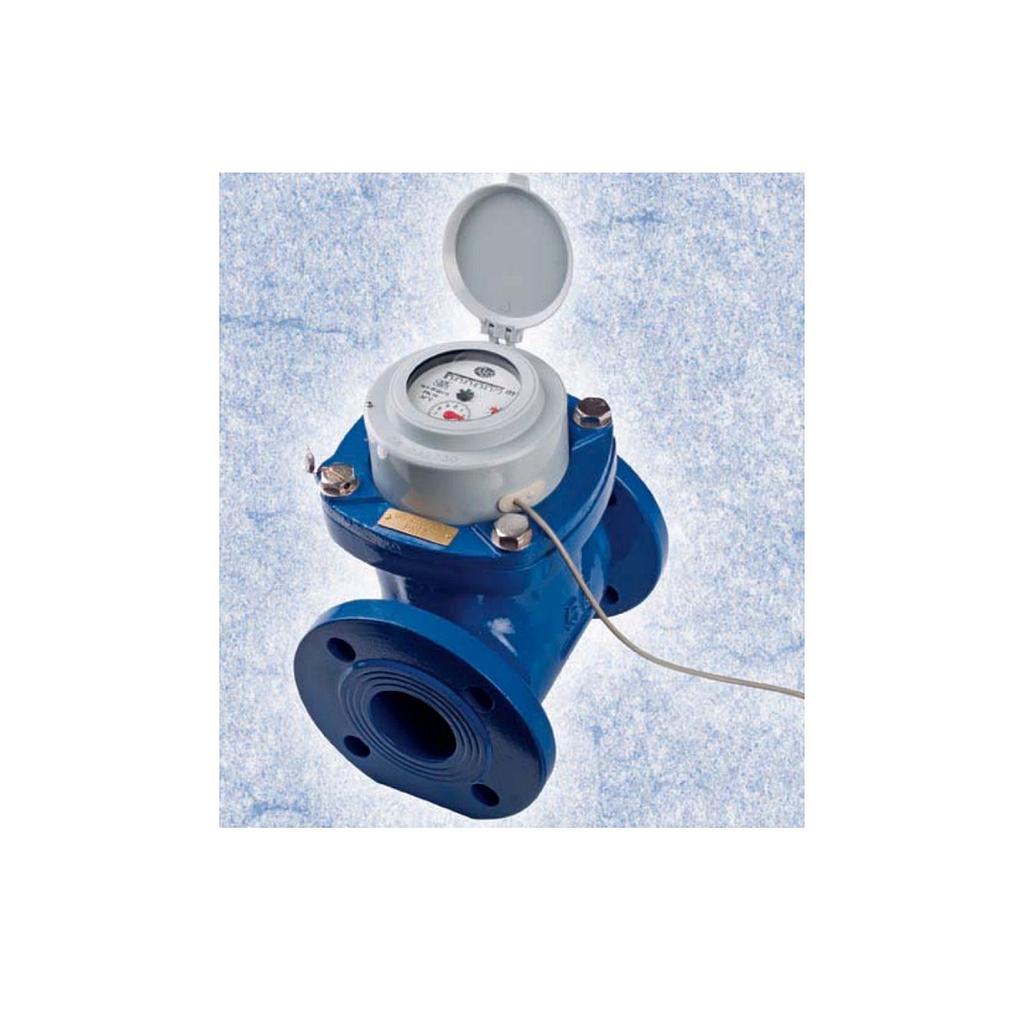 Contatore acqua WOLTMANN Omega WE SDC flangiato PN16 DN80 - Completo di reed K=10 - Con bollo di verifica prima - Conforme alla normativa M.I.D.