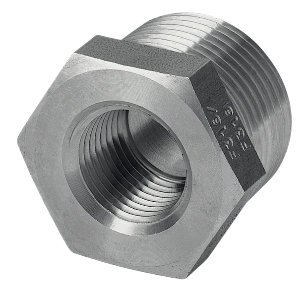 Riduzione Zincata A105 S3000 ASME B16.11 - MF - Filettatura NPT - 3/4 x 1/2"